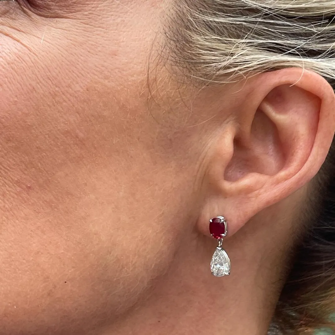 /public/photos/live/Red Ruby Pear Cut Drop Moissanite Stud Earrings 515 (3).webp